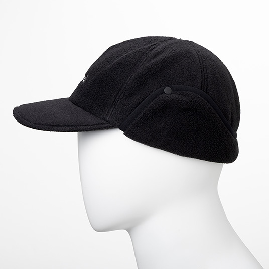 耳当てを外側に折り返した状態 (BK)