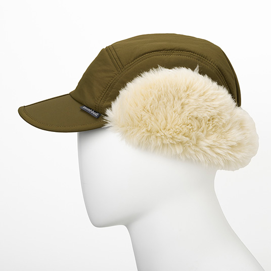 耳当てを外側に折り返した状態 (KH)