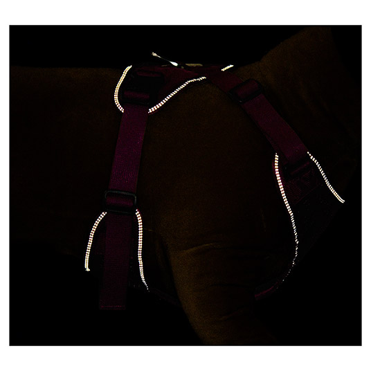 フチ巻部分に反射素材を使用。