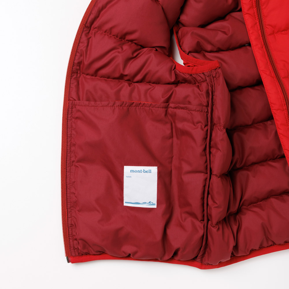 【美品】mont-bell モンベル 90s~ ネージュ ダウンベスト 肉厚 ネージュダウン ベスト Kid's 100-130｜モンベル