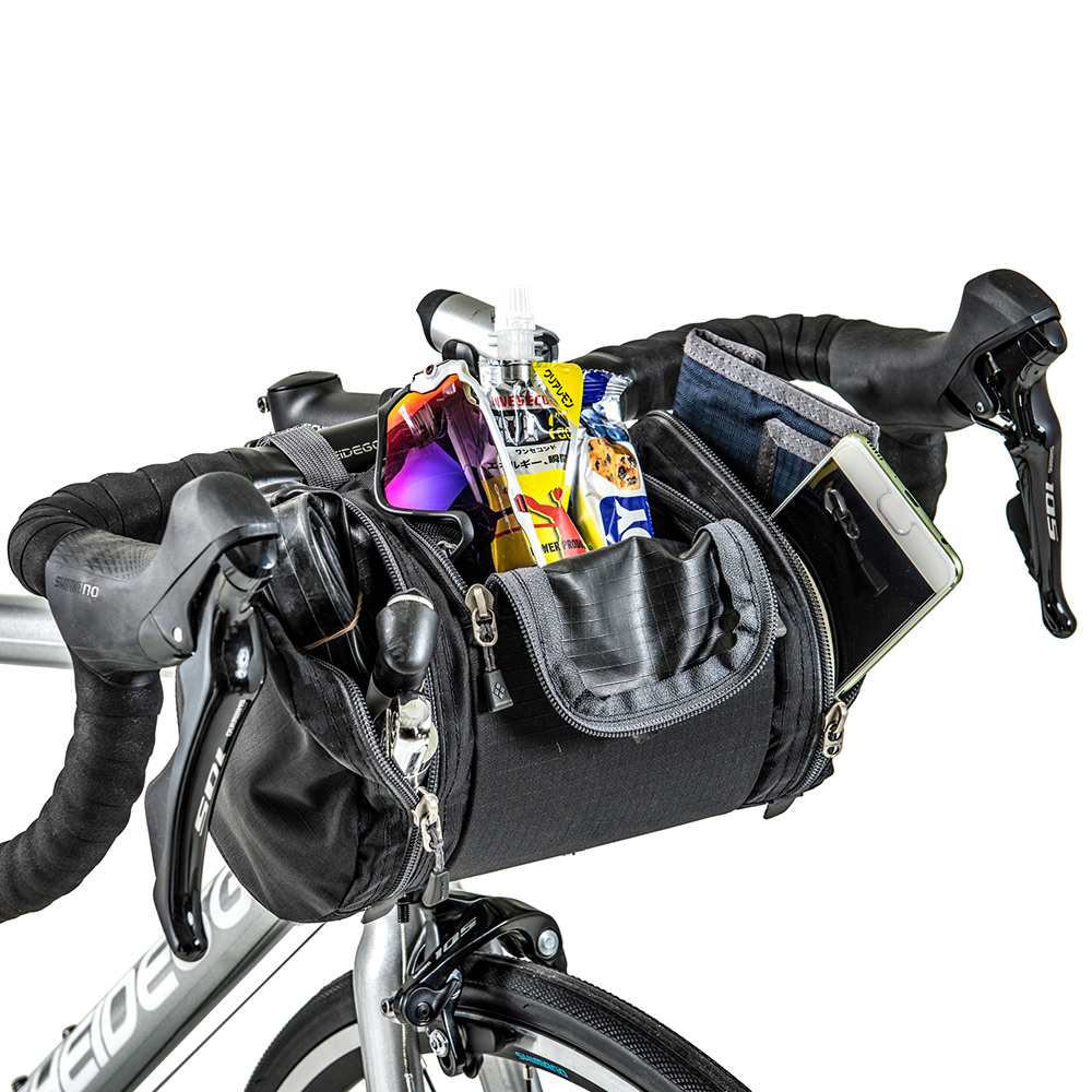 買い物 バイクフロントフレームバッグ大反射自転車 ハンドルバーバッグ耐水性収納バスケットバッグパニエ  バイク