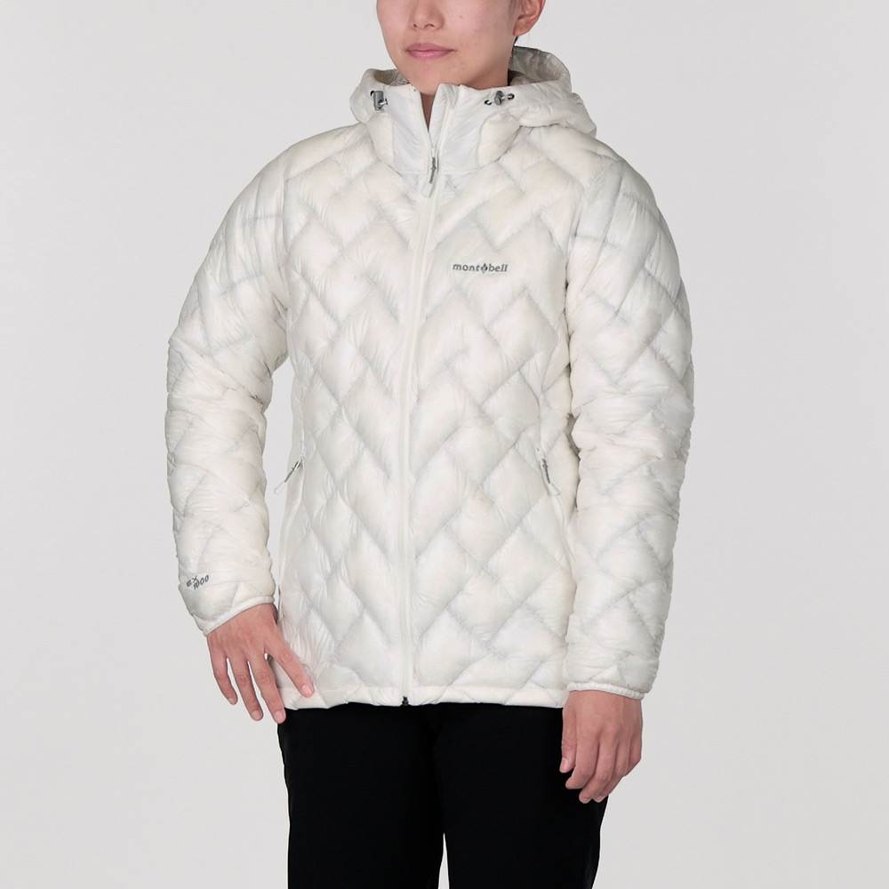 montbell ダウンベスト プラズマ1000 Women’s M 白 US プラズマ1000 アルパイン ダウンパーカ Women's｜モンベル