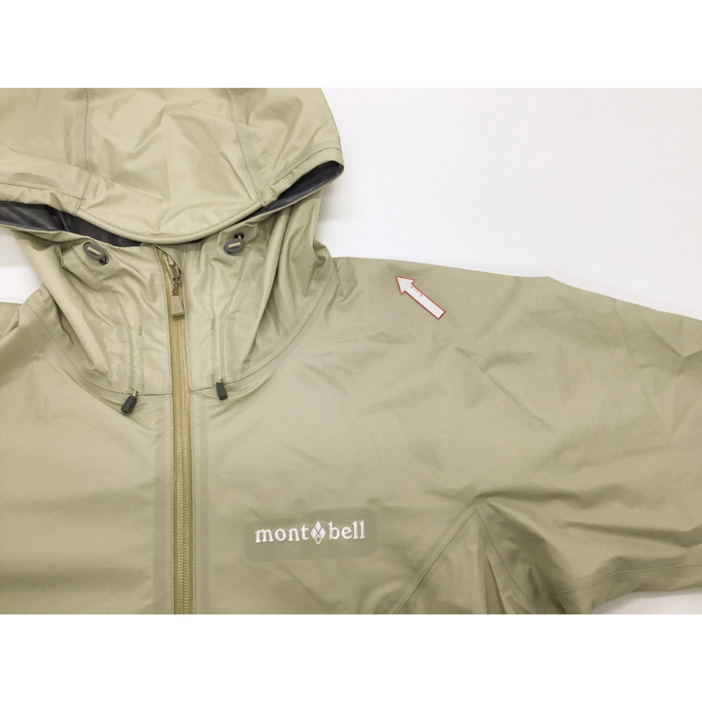 モンベル レイントレッカージャケット Women's L タグ付きアイボリー