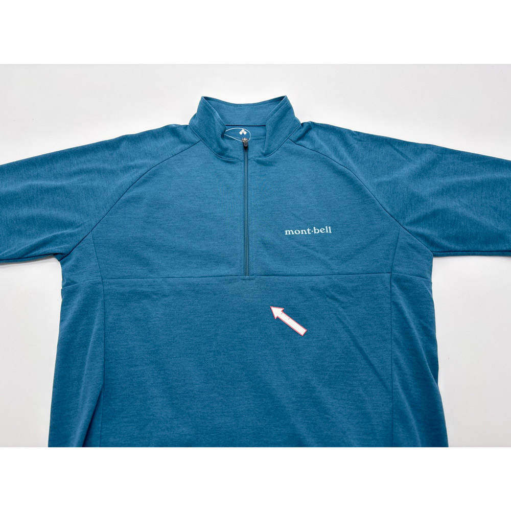 WIC.サイクル ロングスリーブ ジップシャツ｜モンベル