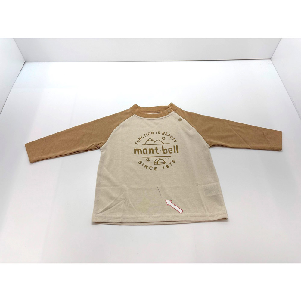 WIC.ラグラン ロングスリーブT Baby's 山とテント 80-90｜モンベル