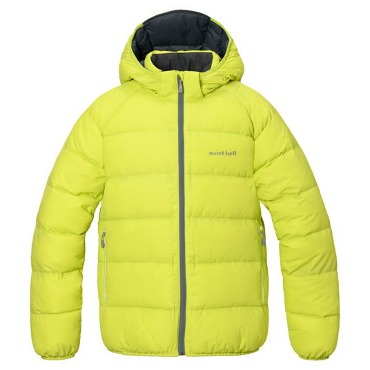 ダウンファイバー ネージュパーカ Kid's 140-160 イエロー