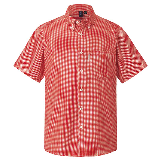 WIC.ドライタッチ ショートスリーブシャツ Men's レッドブリック