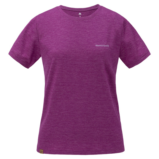メリノウールプラスライトT Women's パープル