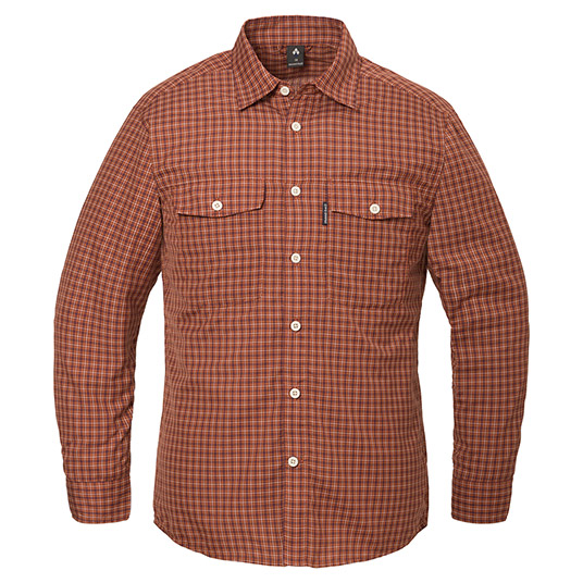 WIC.ライト ダブルポケット ロングスリーブシャツ Men's レッド