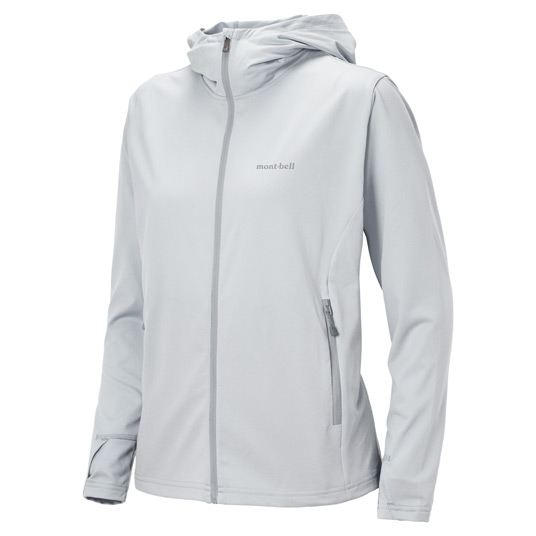 WIC.UVテクト パーカ Women's ライトグレー