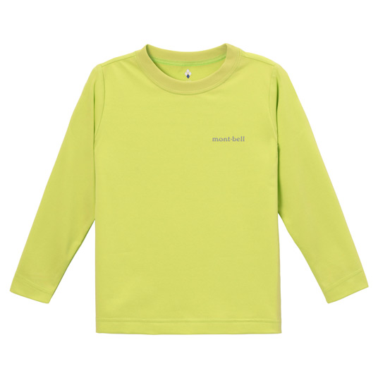 WIC.UVテクト ロングスリーブT Kid's 100-130 イエロー