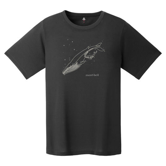 WIC.T Women's ワンストロークスケッチ ホエール ダークグレー