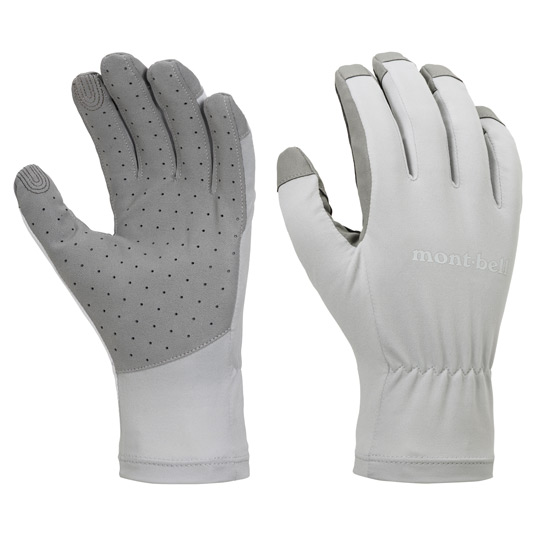 WIC.UVテクト トレッキング グローブ Women's ライトグレー
