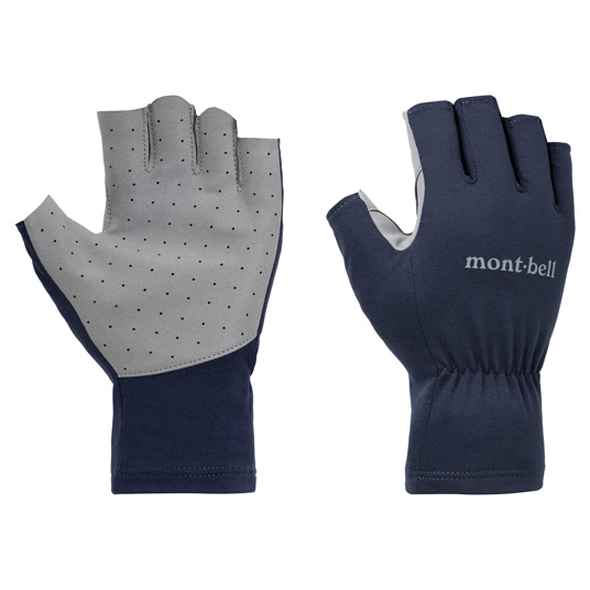 WIC.UVテクト トレッキング フィンガーレスグローブ Men's ネイビー