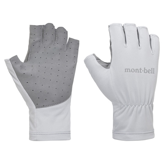 WIC.UVテクト トレッキング フィンガーレスグローブ Women's ライトグレー