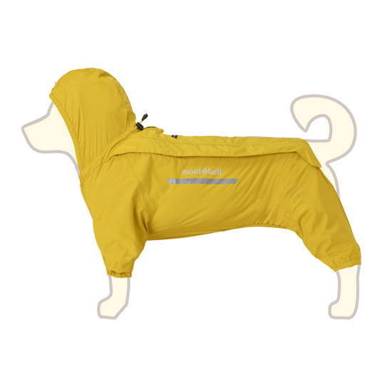 ドッグ レインスーツ Small イエロー