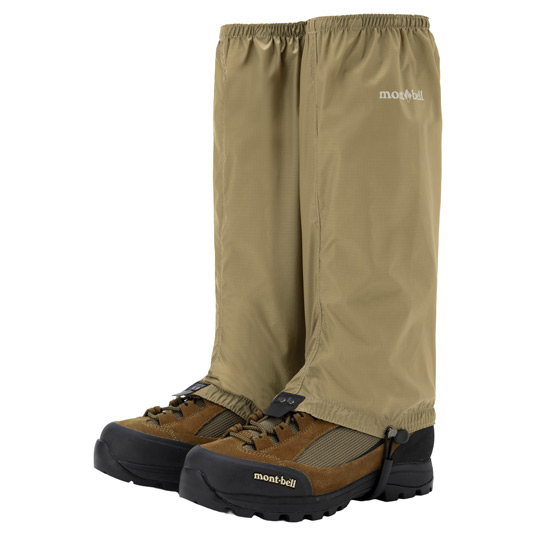 シンプル ロングスパッツ タン