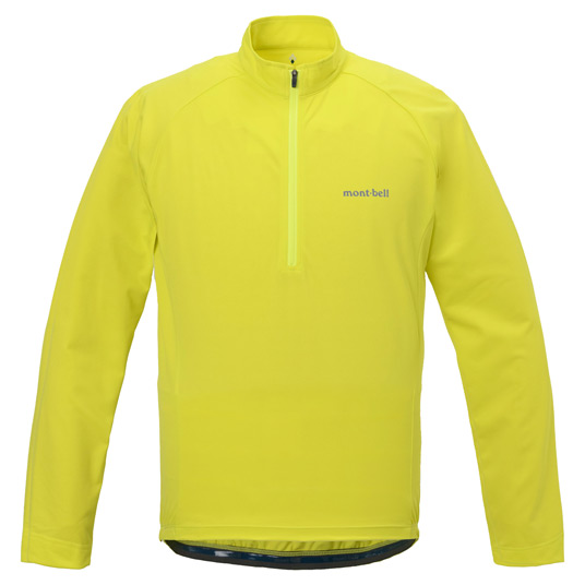 WIC.UVテクト サイクル ロングスリーブ ジップシャツ Men's イエロー