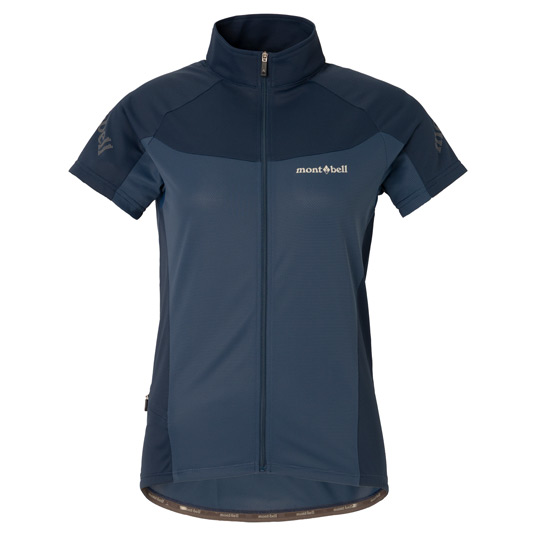 サイクール ショートスリーブ ジップシャツ Women's ネイビー