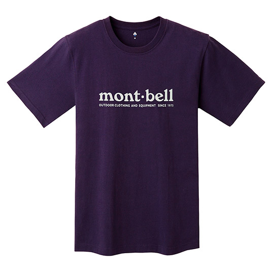 ペアスキンコットン T mont-bell パープル