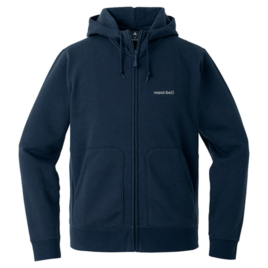 コットン スウェットジップパーカ Men's ネイビー