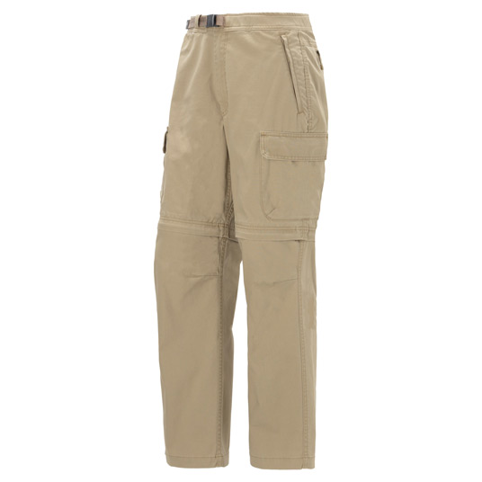 コアスパン ウォッシュアウトパンツ コンバーチブル Men's タン