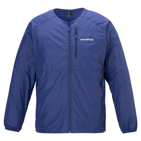 US ウインドブラスト Vネックジャケット Men's ブルー