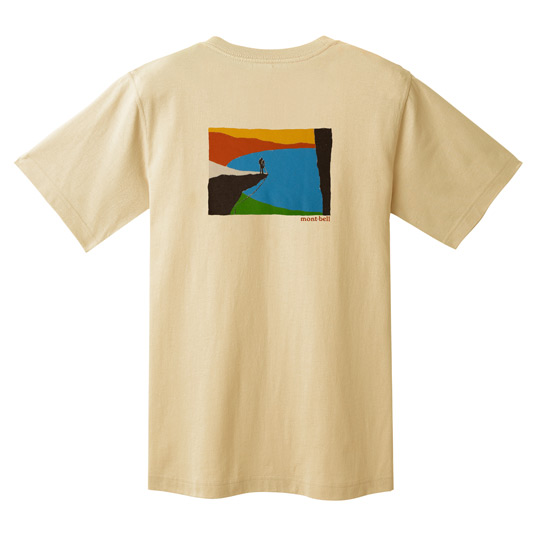 US ペアスキンコットン T ロックエッジ アイボリー