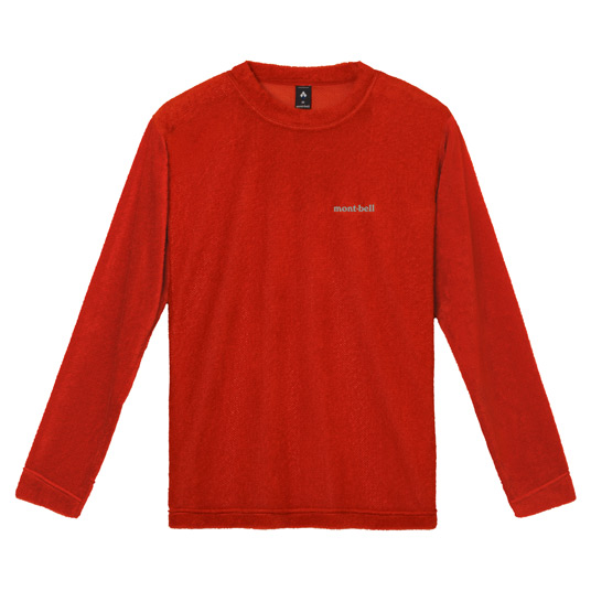 US クリマエア ライト ロングスリーブT Men's オレンジ