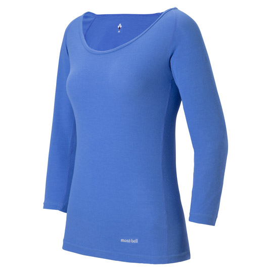 US ジオライン L.W.Ｕネックシャツ Women's ブルー