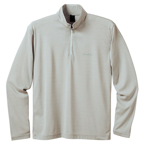 モンベル ｜ オンラインショップ ｜ WIC.ブリーズスパン ボーダーロングスリーブジップシャツ Men's