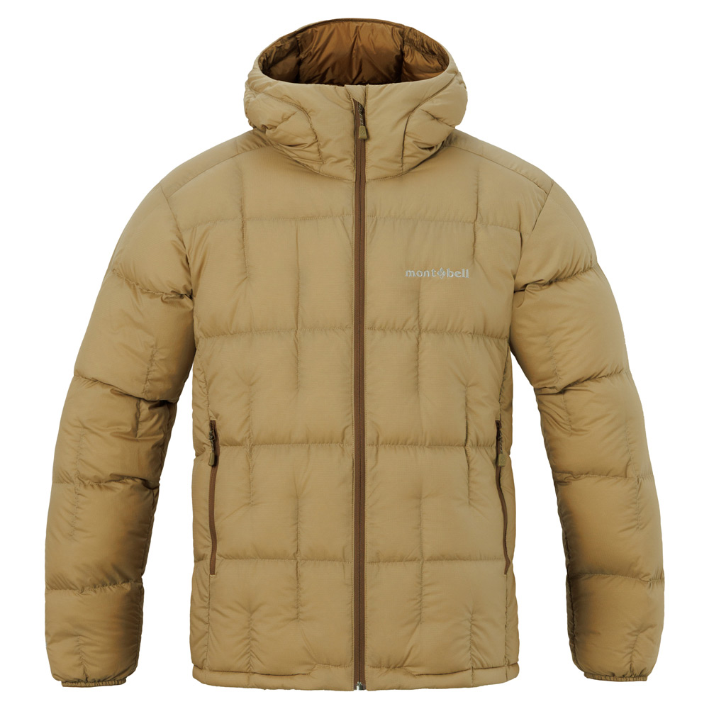 【美品】モンベル ネージュダウンパーカ 150cm ブラウンサンド ネージュダウン パーカ Men's｜モンベル
