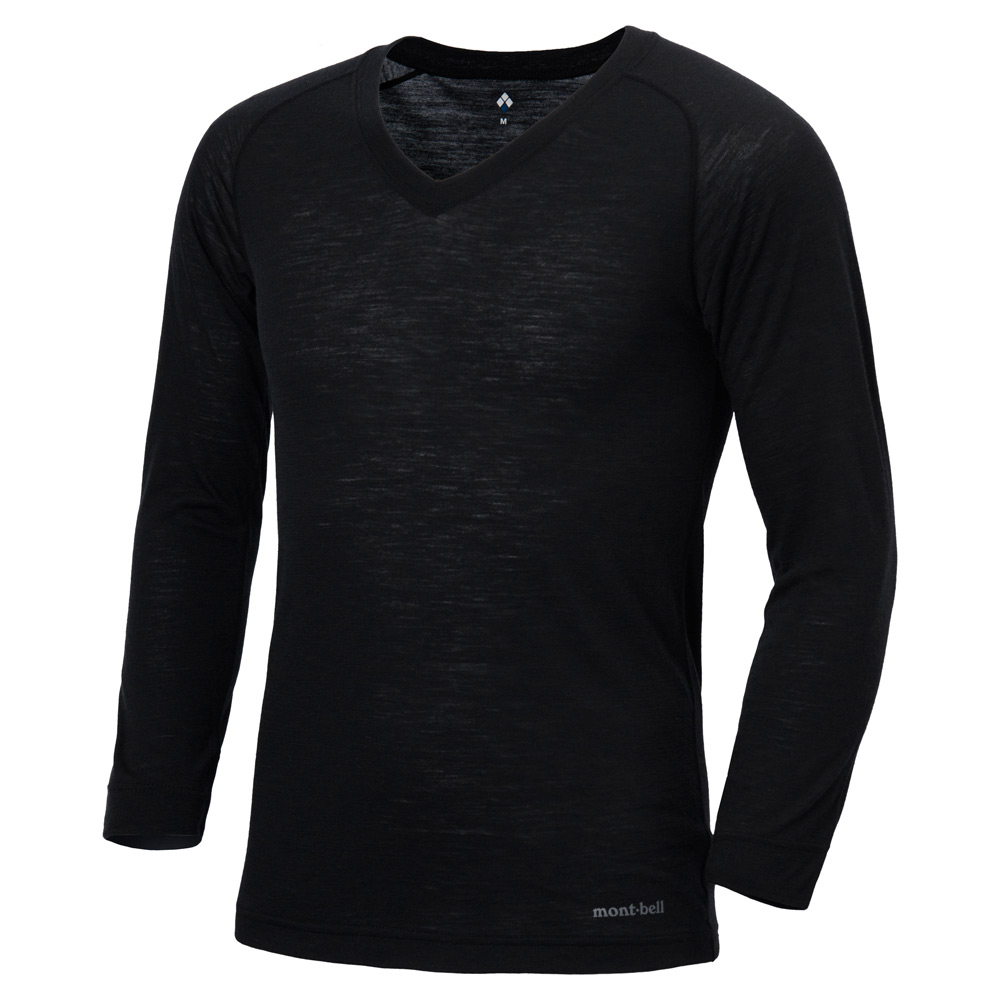 スーパーメリノウール L.W.Vネックシャツ Men's｜モンベル