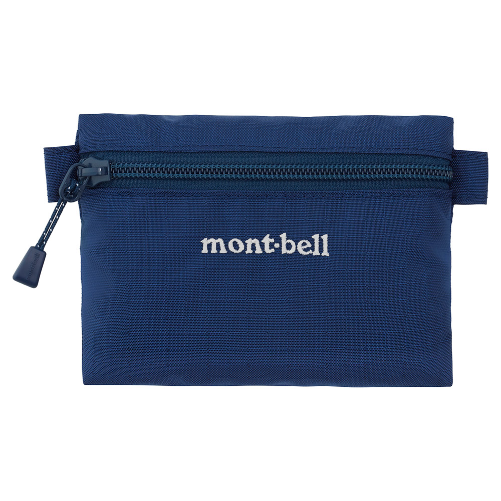 ◆モンベル　青系のストレッチ製ジップアップのトップス◆mont bell