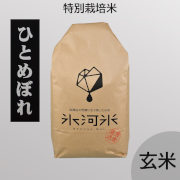 令和7年産　氷河米「ひとめぼれ」玄米10kg【出荷時期：10月上旬より順次】