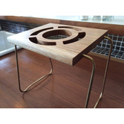 1point Coffee drip stand（1ポイントコーヒードリップスタンド） 天然木＆真鍮製のスタンド