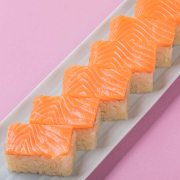 【男鹿・秋田の地魚×男鹿産あきたこまち】 あきた押し寿司　 男鹿つばきサーモン