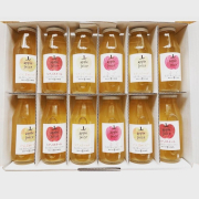 無添加まるしぼりりんごジュース12本飲み比べセット