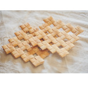 白樺樹皮細工 コースター4枚セット