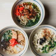 和の沖縄そば3種食べ比べセット（旨出汁コーレーグース&味変出汁塩2種付き）