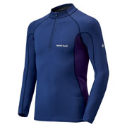 ライト クリマプレン ロングスリーブ ジップシャツ