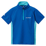 クール ショートスリーブジップシャツ Kid's 100-120