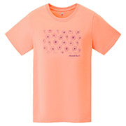 ペアスキンコットン T Women's 花模様