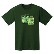 ペアスキンコットン T マウンテンコラージュ