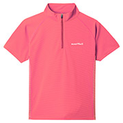 クール ショートスリーブジップシャツ Kid's 130-160