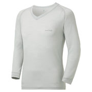 スーパーメリノウール M.W. Vネックシャツ Men's