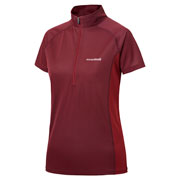 クール ショートスリーブジップシャツ Women's