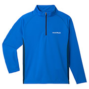 クール ロングスリーブジップシャツ Kid's 140-160