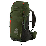 人気SALEお得モンベル mont-bell チャチャパック　60L 新品同様　バックパック 登山ウェア・アウトドアウェア