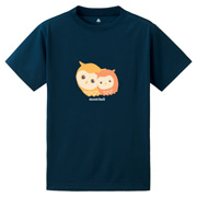 コットンT Kid's フクロウ親子 140-160